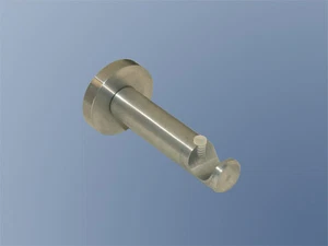 Wandträger Edelstahl für Gardinenstangen 16 mm 7,5 cm Wandabstand - Bild 1 von 1
