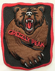 Bestickter Aufnäher Grizzly Peak Oregon Souvenir Bergsteigen Aufnähen Neu - Bild 1 von 5