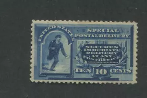 1888 US Special Deliver Stamp #E2 Mint Hinged Very Fine Original Gum - Picture 1 of 2