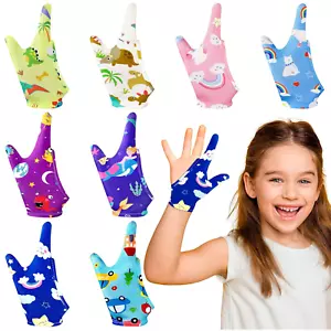 16 Pcs Thumb Sucking Stop for Kids Chewy Gloves Stop Breathable Thumb Guard - Picture 1 of 11