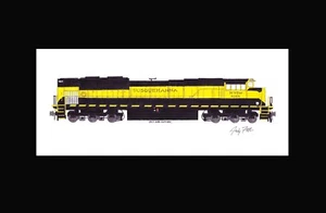 Susquehanna SD70M-2 #4064 11"x17" impresión mate firmada por Andy Fletcher - Imagen 1 de 1