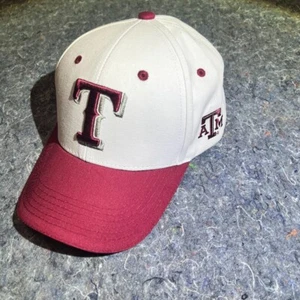 Texas A&M Aggies One Size Maroon/White Fitted Hat. Fitmax70. Climalite. - Picture 1 of 5