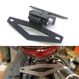 Black Tail Light Mount LED License Plate Light Bracket Holder For Benelli 752s - Picture 1 of 9