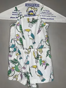 Wonder nation one piece summer girls birds toucans Parrots - Picture 1 of 7