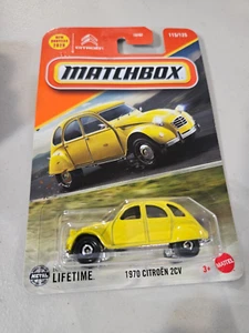 Matchbox 1970 Citroen 2CV #115/125 Yellow 2025 Case F E T50A - Picture 1 of 5