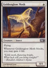 Magic the Gathering MTG Goldenglow Moth (15) Magic 2011   NM