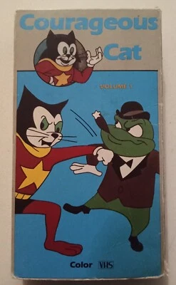 Courageous Cat Vol 1, VHS 1985, Used. - Image 1 of 2