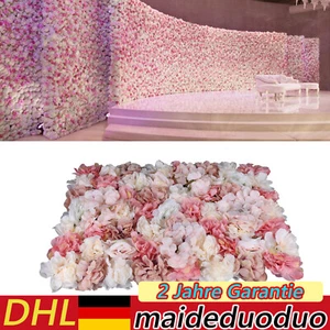 6x Künstliche Blumenwand Rosenwand DIY Hochzeit Straße Hintergrund 60*40cm NEU - Bild 1 von 12