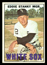 1967 TOPPS OPC O PEE CHEE BASEBALL #81 EDDIE STANKY EX-NM CHICAGO WHITE SOX MGR