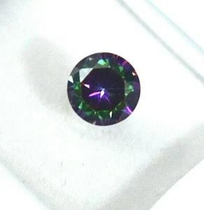 Pietra Preziosa Sciolta Alessandrite 0,80 Ct Taglio Tondo Cambia Colore Gemma.  - Foto 1 di 4