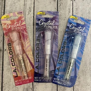L.A. FARBEN CRYSTAL LIPGLOSS 🔥Backstage/High Note/VIP SPARKLE LIPGLOSS! SET/3 - Bild 1 von 6