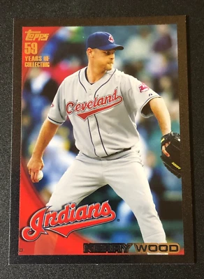 2010 Topps KERRY WOOD #178 Black Border Variant/59 Cleveland ⚾ Chicago CUBS 🐻 - Image 1 of 2
