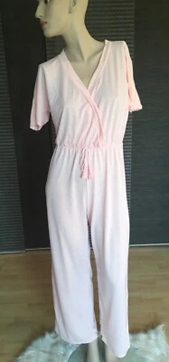 Jumpsuit-Overall- Hausanzug -Gr. M -Kurzarm- in zart Rosa-Jersey- Neu ! - Bild 1 von 4