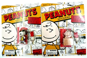 Basic Fun Peanuts 2er Set Schlüsselanhänger Charlie Brown & Joe coole Figur Snoopy - Bild 1 von 6