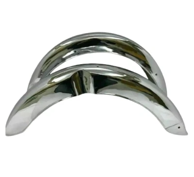 APTO PARA JUEGO GUARDABARROS DELANTERO Y TRASERO BRAZO OSCILANTE BSA A7 A10 CROMADO Foto 1 de 3