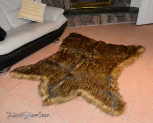 5' x 6' Best Grizzly Bearskin New Bear Design PlushFurEver - Picture 1 of 3