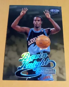 1998-99 Fleer Ultra Gold Medallion Brevin Knight tarjeta de la NBA #28G - Cavaliers - Imagen 1 de 2