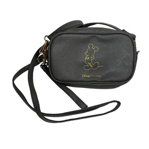 Disney Pandora Mickey Grey Gray Crossbody Mini Clutch Purse Bag Wristlet Strap - Picture 1 of 14