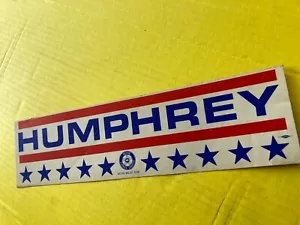 "HUMPHREY" Autoaufkleber ROT WEISS BLAU 10 1/2" X 3" - Bild 1 von 2