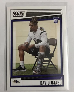 2022 Panini Score Base Rookie RC #315 David Ojabo Baltimore Ravens - Picture 1 of 2