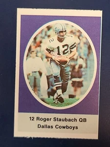 1972 Sunoco Football Stamps Complete Your Set You Pick Choose Dallas Cowboys - Picture 1 of 25