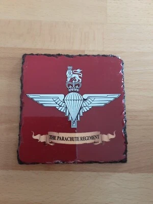 Parachute Regiment Large Slate Drinks Coaster - Image 1 of 4