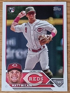 2023 Topps Update Baseball #US199 Matt McLain RC Cincinnati Reds