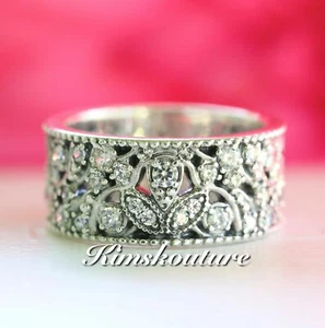 Authentischer PANDORA Ring schimmernde Blätter 190965CZ - Bild 1 von 3