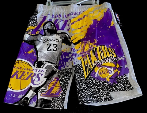 BRAND NEW W/TAGS LEBRON JAMES LOS ANGELES LAKERS #23 GRAFFITI ART STYLE  SIZE L Cover