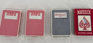 Vintage Bee Playing Cards 3 Set Lot Plus 1 Maverick (Includes 2 set Sams Town 1 - Picture 1 of 9