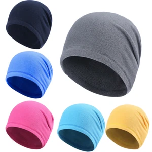1/2PCS Winter Warm Windproof Skull Cap Helmet Liner Running Cycling Beanie Hat - Picture 1 of 56