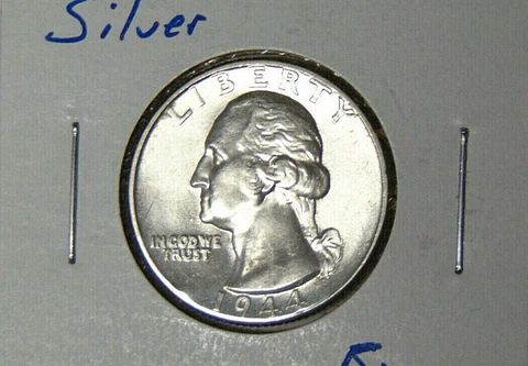 Choice BU 1944 Washington Silver Quarter Choice Uncirculated (62021) Cover