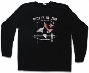 NINJAS OF IGA LANGARM T-SHIRT Mie Kinki Japan Hanzo Ishu Iga kuni Province - Picture 1 of 1