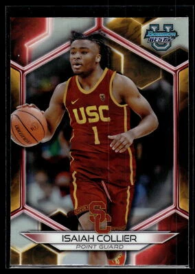 Isaiah Collier 2023-24 Bowman University Best Refractor Card #93 - Image 1 of 2