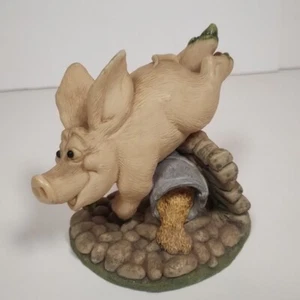Piggin' Freedom 1995 von David Corbridge - ohne Box Handarbeit Sammelfigur - Bild 1 von 7