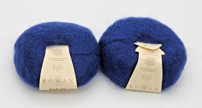 Lot of 2 -Rowan Kidsilk Haze -#593 Dark Blue -Mohair/Silk -25g/229 yards each - Image 1 of 4