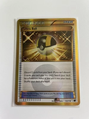 Ultra Ball #122 Pokemon Plasma Freeze Secret Rare - Image 1 of 2