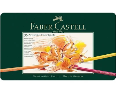 Faber-Castell Polychromos color lápiz lata de 36 110036 Foto 1 de 4