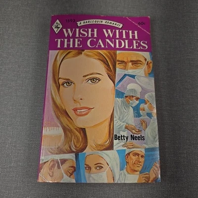 Wish With The Candles by Betty Neels 1972 Harlequin Romance Paperback Book Foto 1 de 4