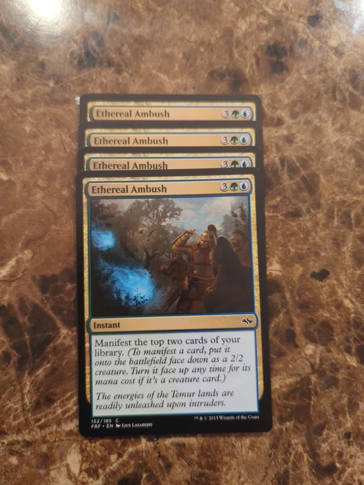 (4) Ethereal Ambush *PLAYSET* Fate Reforged Regular NM MTG - Image 1 of 1