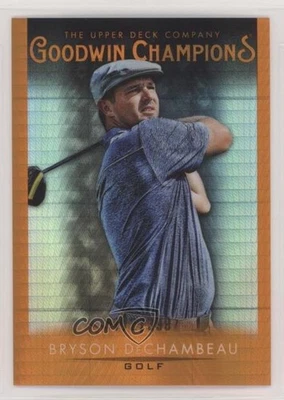 2021 Goodwin Champions Platinum Orange Prism /399 Bryson DeChambeau #5 Rookie RC - Image 1 of 3