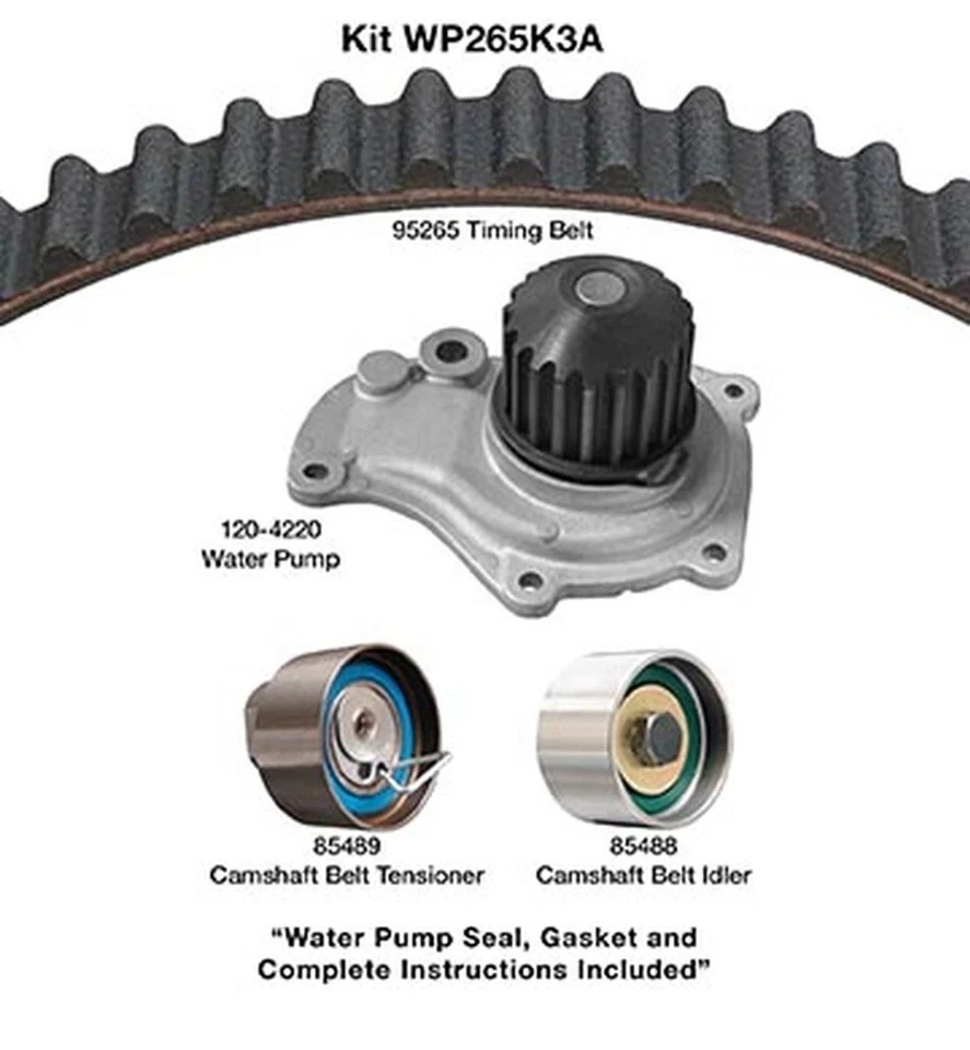 Dayco WP265K3A Engine Timing Belt Kit with Water Pump - Image 1 of 2