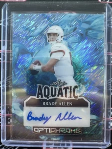 Brady Allen 2025 Leaf Optichrome Aquatic Tuna 1/1 RC Auto Louisville - Picture 1 of 2