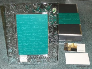 Waterford Kristall Danke Bilderrahmen 5"x7" #114989 - WEIHNACHTSGESCHENK! - Bild 1 von 7