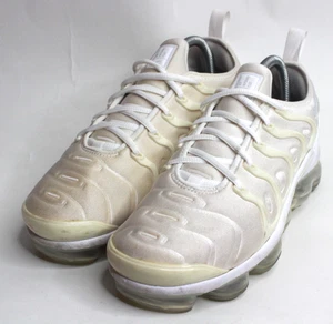 Nike Air VaporMax Plus Shoes Mens SZ 7 White Pure Platinum 924453-100 Sneakers - Picture 1 of 9