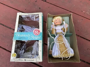 Rare Vintage 1970’s GE Heavenly Angel Light Up Christmas Tree Topper - Bild 1 von 6