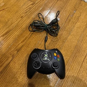 Mando Original Xbox OEM DUKE Negro con Cable Rompible LIMPIO Y PROBADO - Imagen 1 de 2