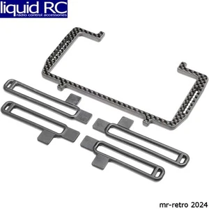 Team Losi Racing -1101 Battery Mount Set Carbon: 22X - Picture 1 of 2