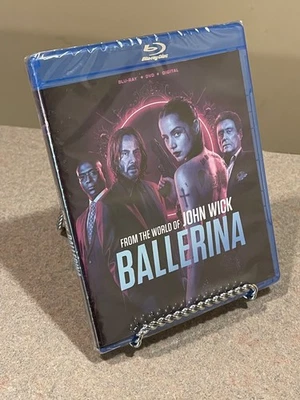Ballerina : John Wick (2025 Blu-ray + DVD + Digital) Keanu Reeves NEW, SEALED! - Image 1 of 4