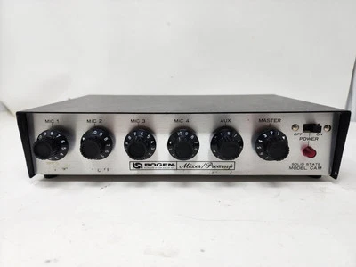 Vintage Bogen CAM Series Mixer Preamp D-04-85 Model CAM - Image 1 of 4